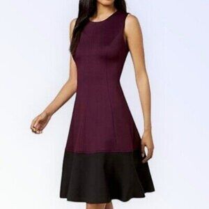Purple Calvin Klein Plus Size Dress